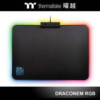 曜越 聖龍鱗 RGB 電競滑鼠墊 硬質表面 MP-DCM-RGBHMS-01