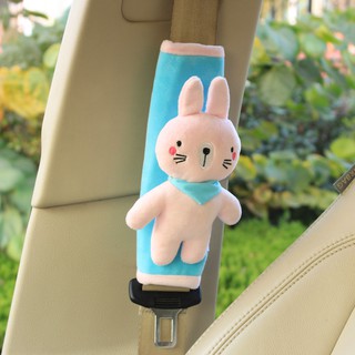 安全帶護套(單入) 3D娃娃 可愛造型 粉紅兔