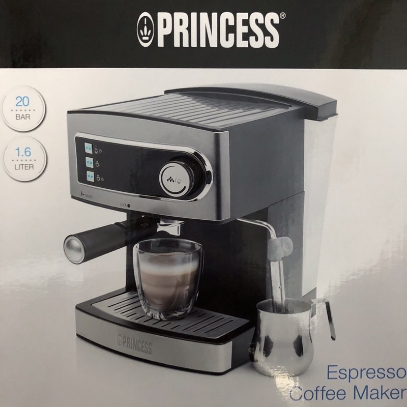 二手咖啡機 半自動PRINCESS 荷蘭公主 義式濃縮咖啡機 （二手近全新）