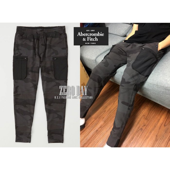 abercrombie cargo joggers