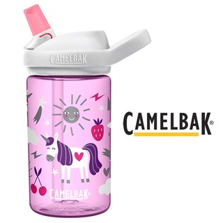 CamelBak【美國】400ml eddy+兒童吸管運動水瓶/水壺 CB2282501040 歡樂獨角獸 單車/慢跑