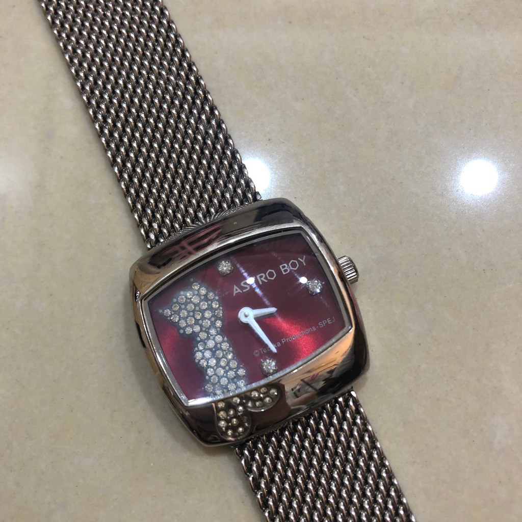 日本帶回 原子小金剛 鑽石 手錶 卡通錶 設計錶