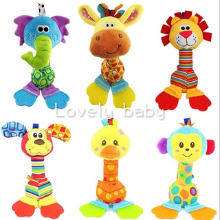 Lovelybaby✨ 嬰兒動物搖鈴玩具 多功能毛絨搖鈴床鈴 創意可愛玩具 #T02-025