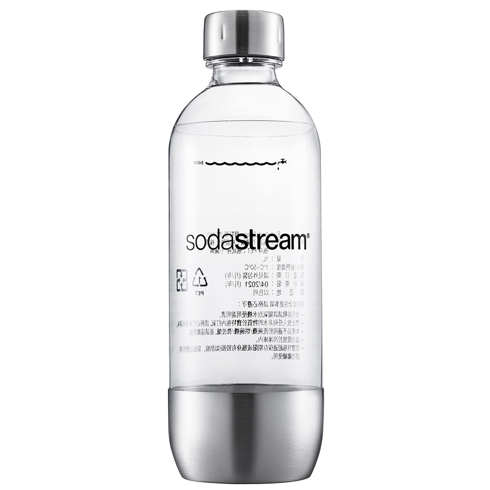 ◤A級福利品‧數量有限◢ Sodastream寶特瓶 (Metal)1L 1入(金屬)