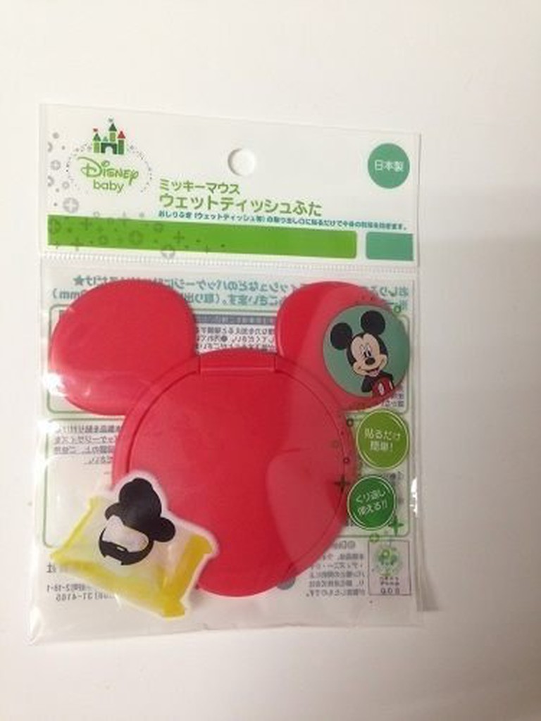 日本迪士尼造型濕紙巾盒蓋-紅米奇