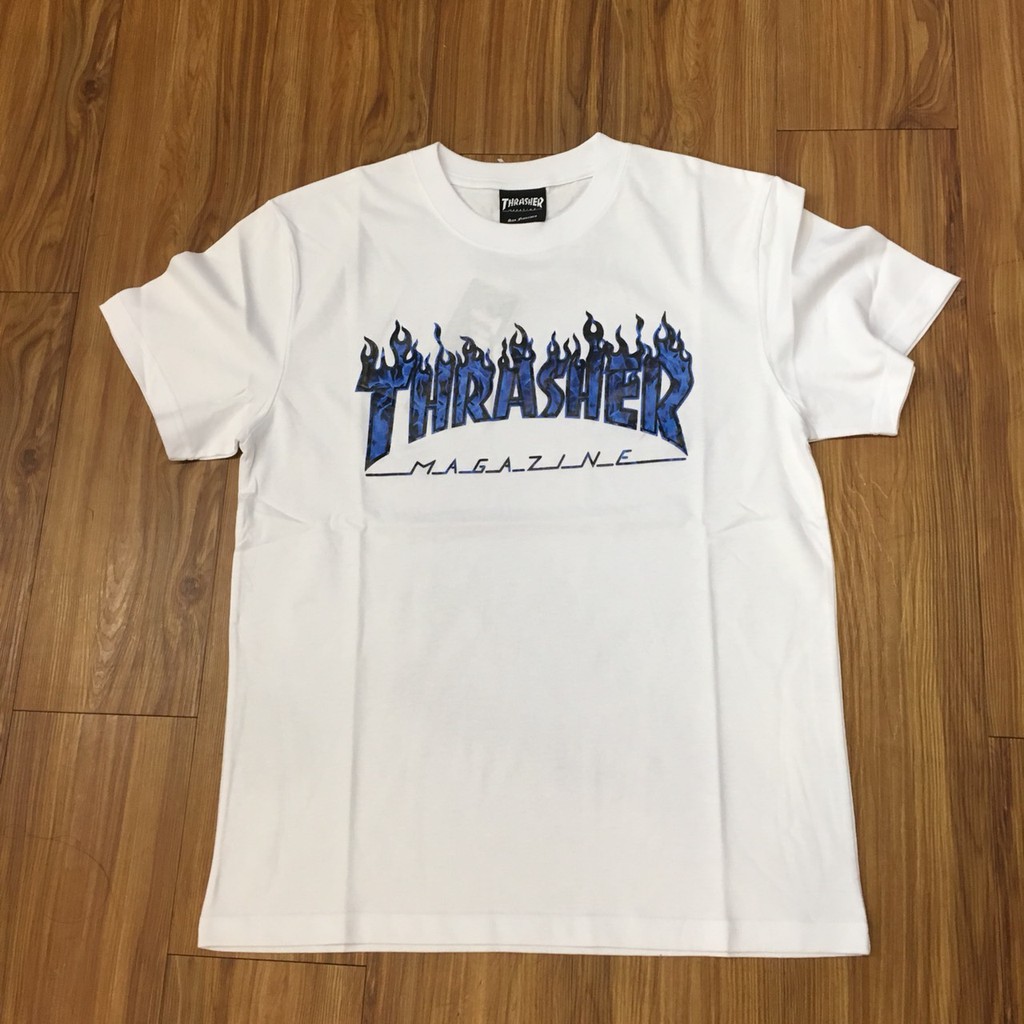 ☆LimeLight☆ THRASHER GHOST FLAME TEE 鬼火 白色