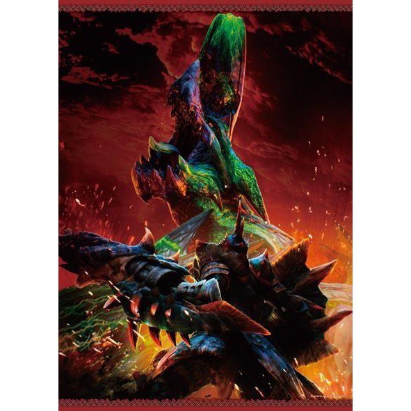 日本進口拼圖  MONSTER HUNTER 魔物獵人 500片絕版拼圖，500-148