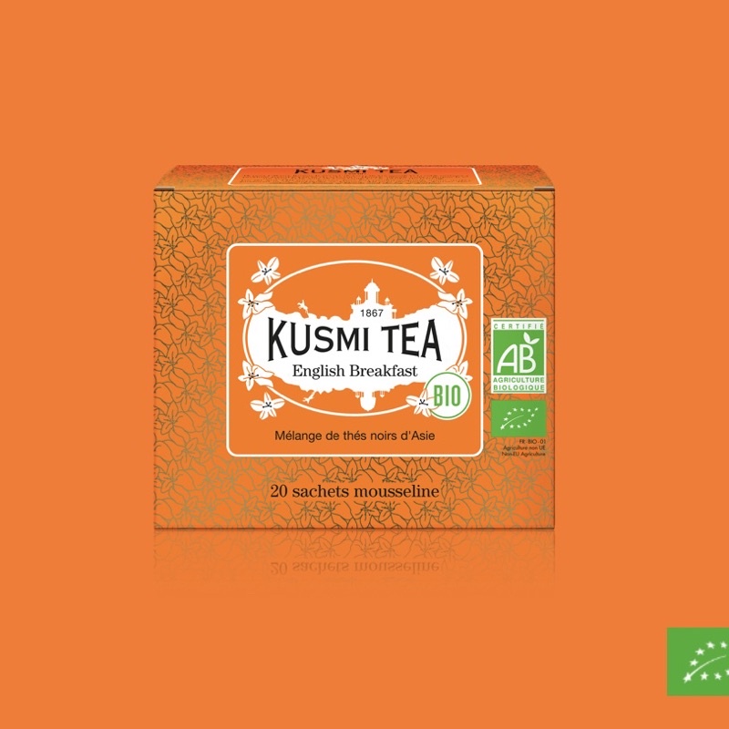 預購✨法國百年品牌🇫🇷KUSMI TEA 英式早餐茶 阿薩姆錫蘭紅茶 茶包40g/小罐裝