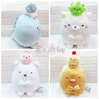 【Ts Shop】12吋角落生物 好朋友系列 恐龍 貓咪 角落小夥伴 雜草 包袱巾 粉圓 飛塵 娃娃 小灰雞 蛞蝓 蝸牛