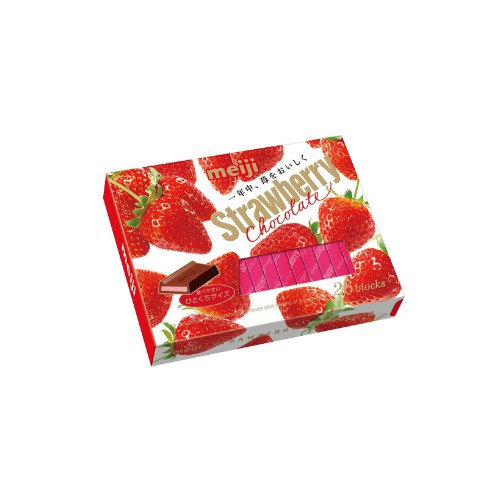 日本明治草莓夾餡巧克力 26枚盒裝 (120g)