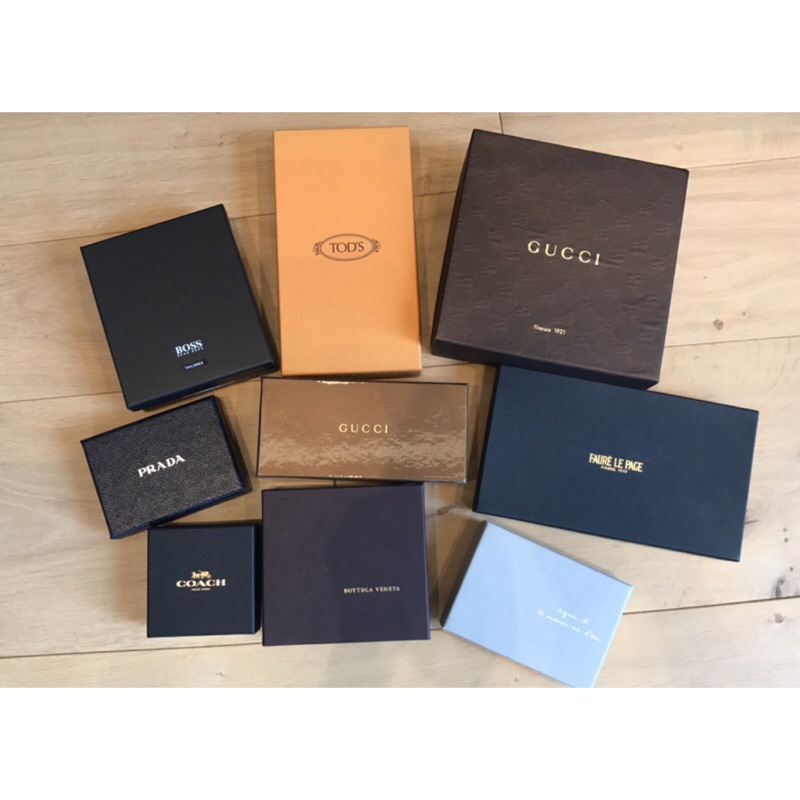 GUCCI / COACH /PRADA / BV / Louis Vuitton 精品紙盒，50元起