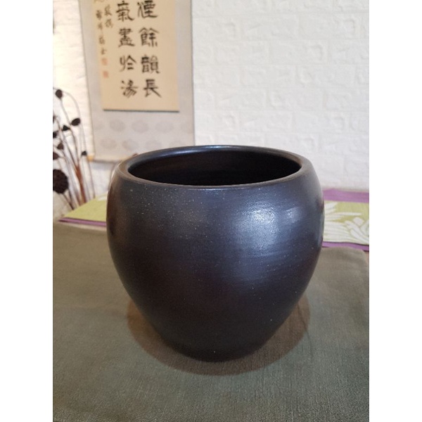 (惜福品，請詳閱說明)【森嵐選物】林榮華老師。手拉胚。手工花器。小缸。