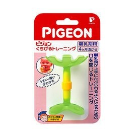 〔媽媽的最愛〕Pigeon 貝親 固齒器-牙齒咬環(嘴唇訓練)嬰幼兒玩具