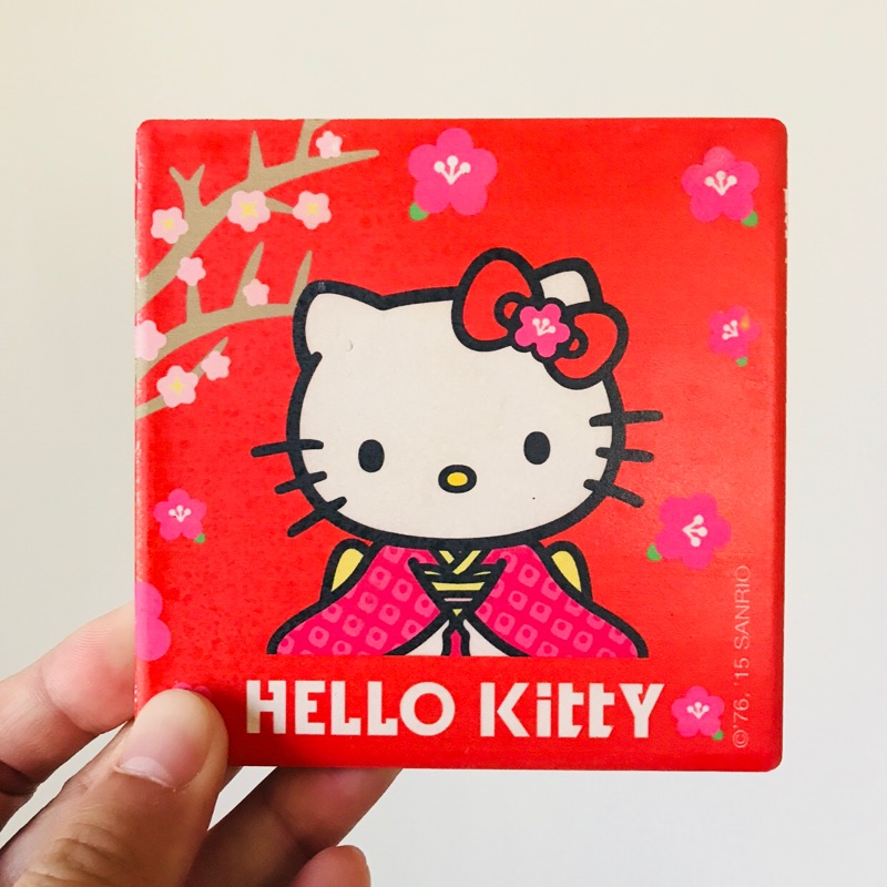 🔥Hello kitty🔥三麗鷗凱蒂貓稀有限定版吸水陶瓷杯墊 （非兒童寶寶水壺保溫杯tomica場景）