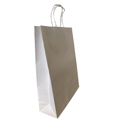 白色牛皮紙袋 寬32x側11x高42 cm (25個1包)