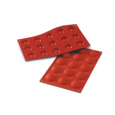 三能 15連半球模 多連矽膠模  矽膠模具 巧克力模具 乳酪球模  Silikomart系列30.005.00.0062