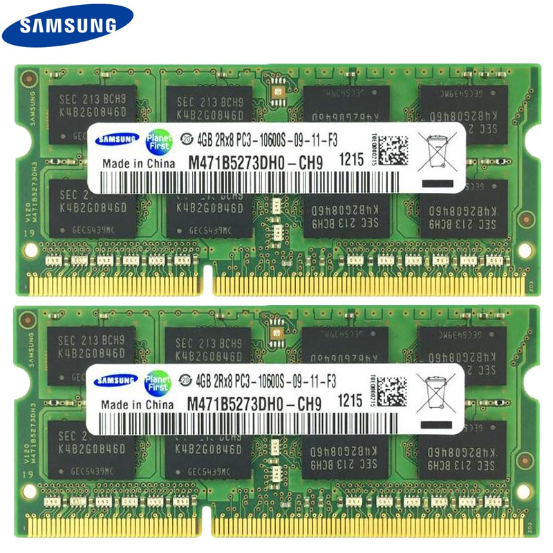 SAMSUNG 三星 DDR3 4GB 2RX8 1333MHz PC3-10600s 204PIN SO-DIMM 筆