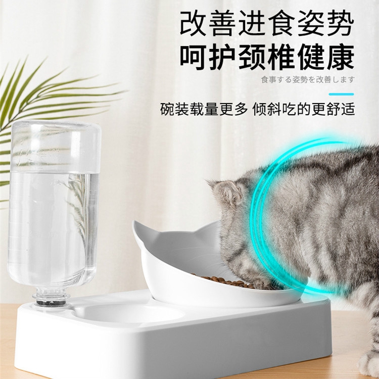 狗狗自動飲水器貓狗飲水器寵物飯盒狗狗餐盤狗碗中小型犬食盆貓碗自動貓咪飲水器狗碗浮水碗不濕嘴喝水碗飯盆