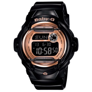 CASIO G-SHOCK Baby-G黑玫瑰金 BG-169G-1