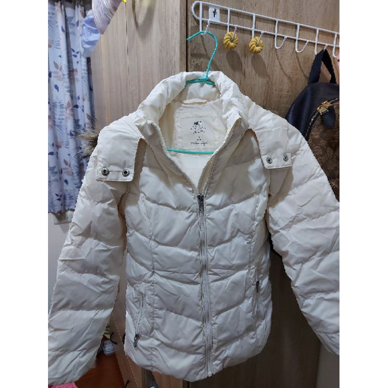 NET保暖羽絨外套白色～130cm～全新只試穿過～大童羽絨外套～女童外套，羽絨外套
