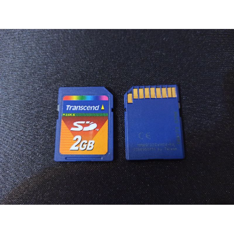 創見 SD記憶卡 2G Transcend (早期製穩定可靠)