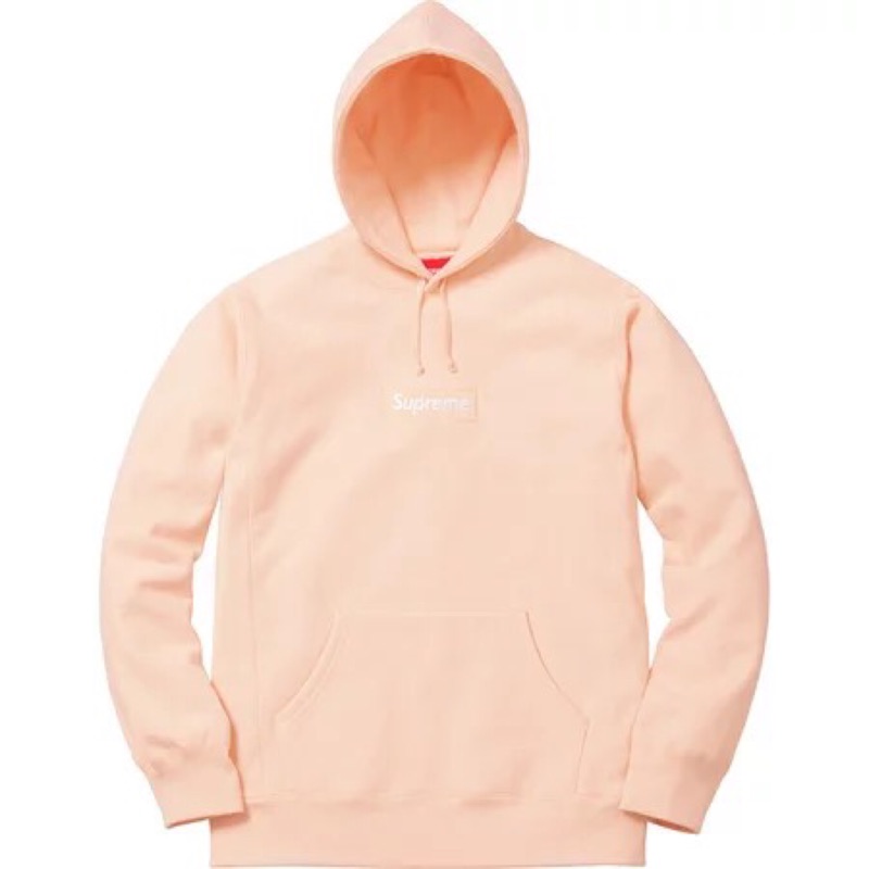 supreme peach bogo hoodie