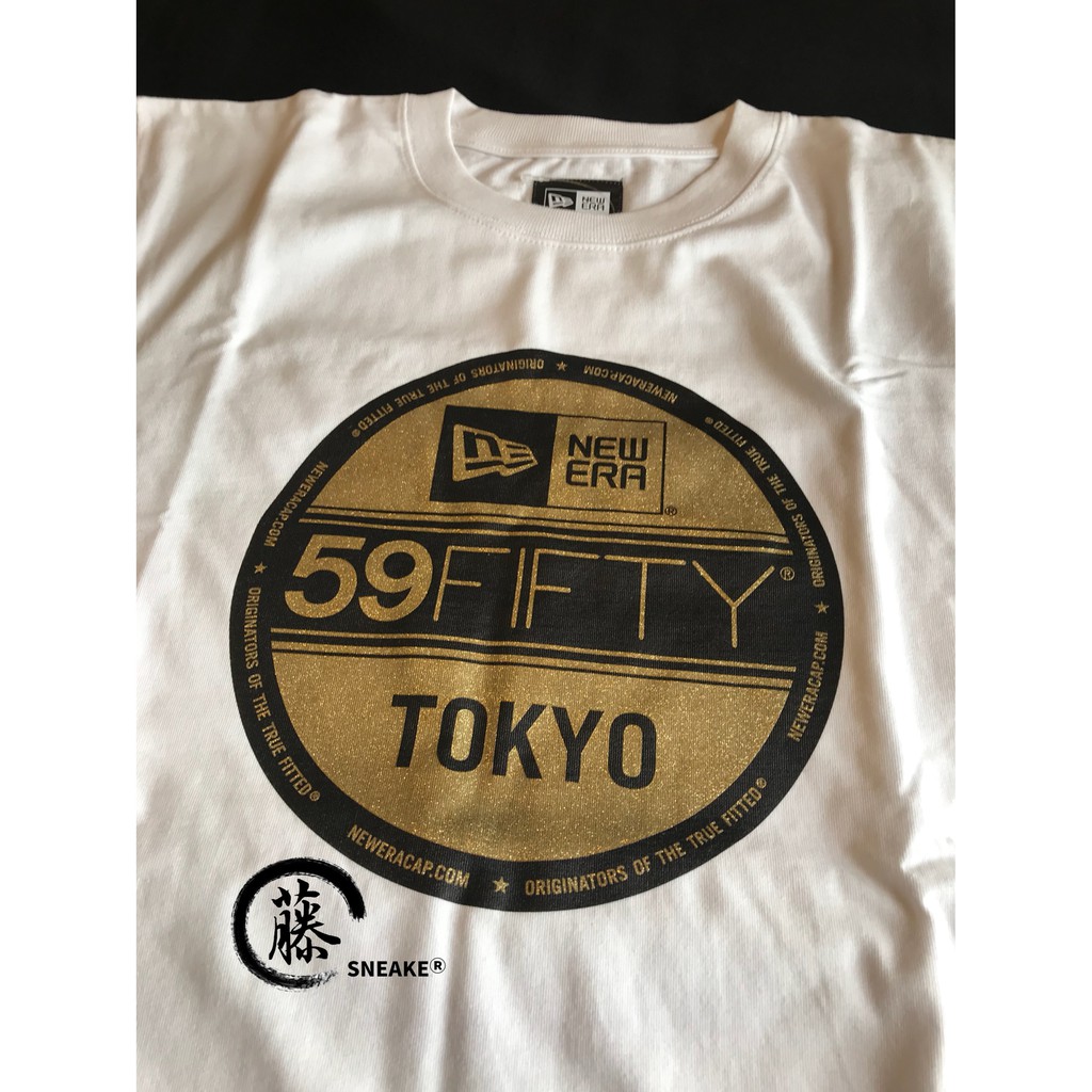 【老藤波鞋工作室】全新現貨 NEW ERA LOGO TOKYO 東京  短Tee T恤 T-shurt 東京 限定 白