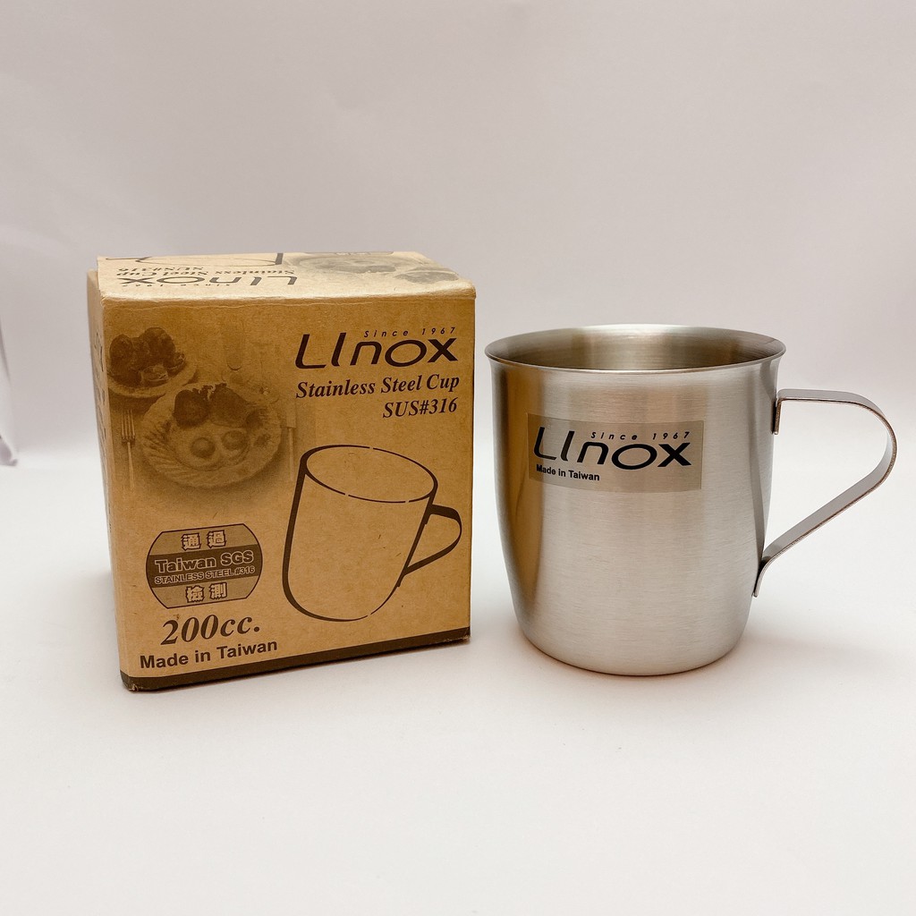 Linox316小口杯200cc 台灣製造316不鏽鋼杯 醫療級不銹鋼兒童茶杯 兒童水杯