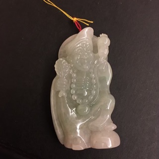 【Jewel's茱兒翡翠珠寶坊】A品 天然緬甸玉翡翠玉石 濟公活佛禪師 可開鑑定書