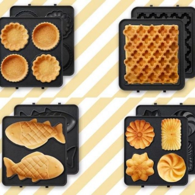 烤盤 # 新鮮貨#  專用烤盤  日本 Bruno 熱壓三明治鬆餅機用（蛋塔、鯛魚燒、鬆餅、糖果、甜甜圈 ）五種可選一