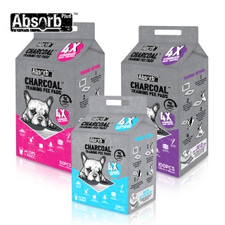 【Absorb Plus】狠消臭 寵物尿布墊-活性碳(25入/50入/100入) 狗尿墊 尿布