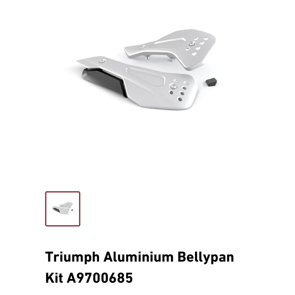 (預購商品)TRIUMPH 凱旋原廠 Aluminium Bellypan_Trident660_下護板
