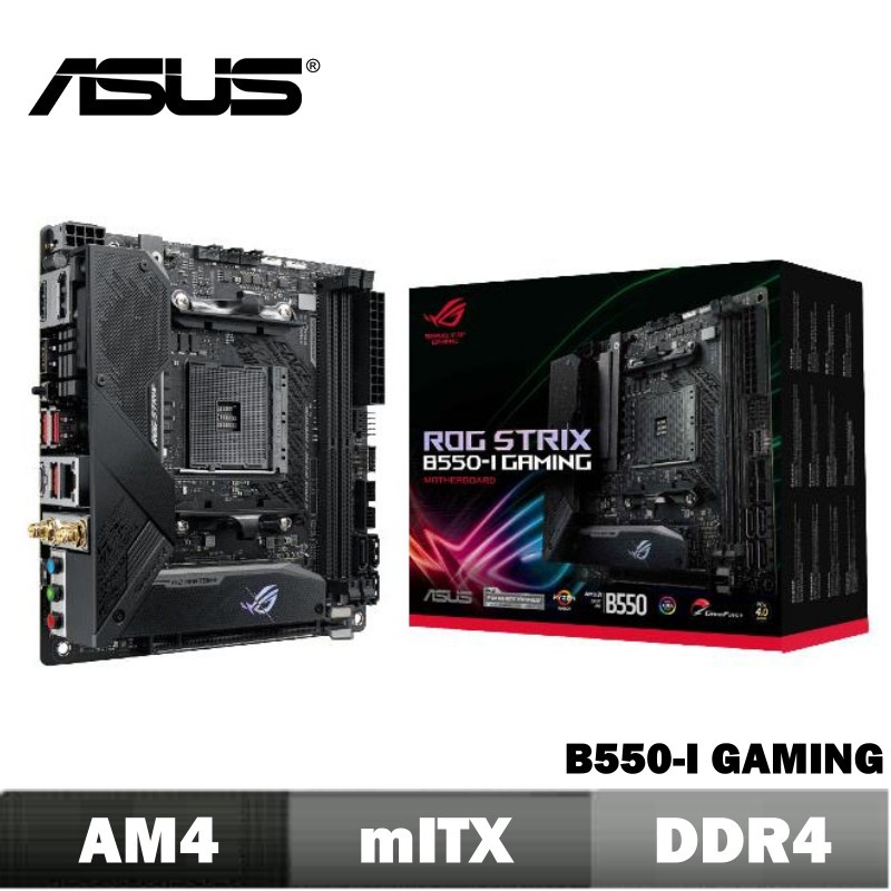 ASUS 華碩 ROG STRIX B550-I GAMING AM4 Mini ITX 主機板