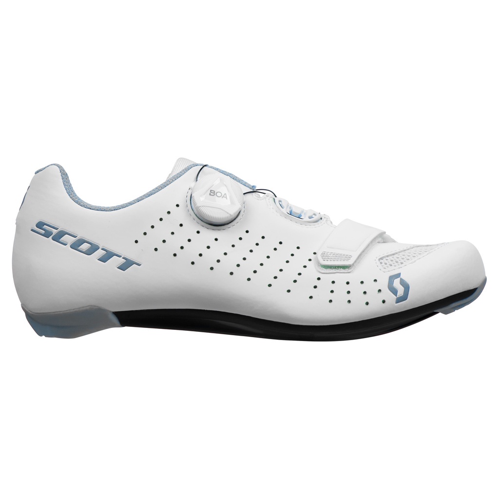 SCOTT ROAD COMP BOA®專業級女性公路鞋 [純淨白/水藍]