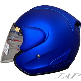 CBR S100 素色 平寶藍 R帽 內襯全可拆洗 半罩 復古帽 安全帽