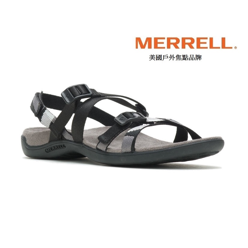 MERRELL 女 DISTRICT 3 BACKSTRAP 舒適記憶涼鞋 輕量 [北方狼] 004190 特價優惠