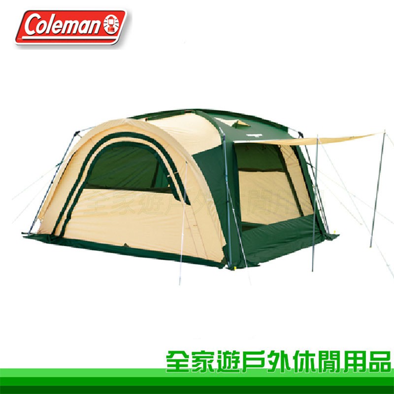 【全家遊戶外】㊣Coleman 美國 隧道式網屋(320*340*210cm) CM-2869/露營帳/帳棚/帳蓬/帳篷