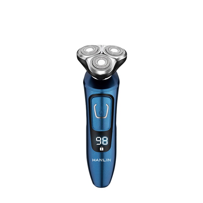 HANLIN-Q500 數位強勁防水電動刮鬍刀#防水7級 機身可水洗 智能防夾 USB 現貨 廠商直送