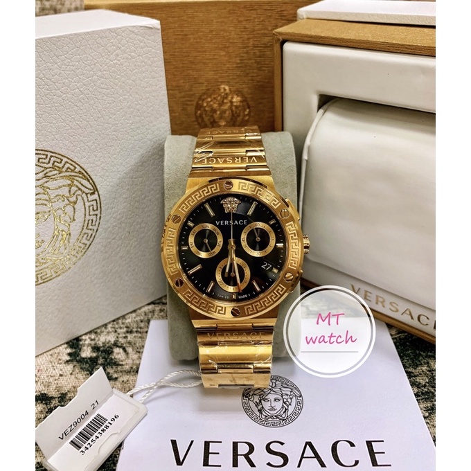 凡賽斯-Versace-VEZ金黑錶  手錶 精品錶  精品手錶