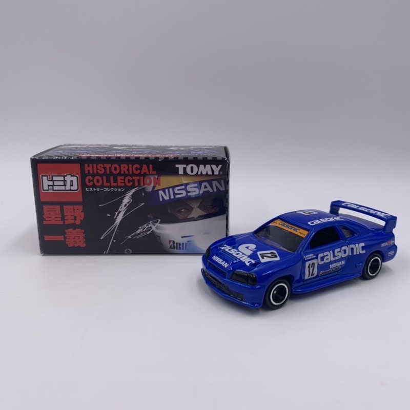 Tomica 星野一義 NISSAN SKYLINE GT-R R34 舊藍標