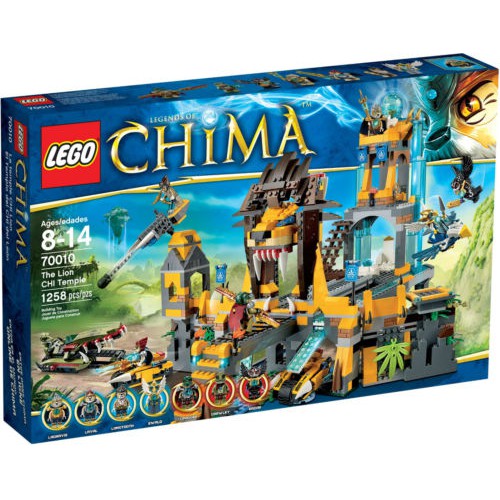 LEGO 樂高 70010 神獸傳奇系列 CHIMA 金獅神廟 全新未拆 盒況普通 有壓痕