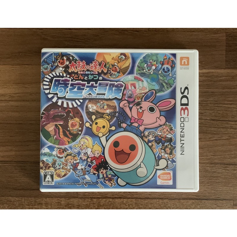 3DS 太鼓達人 咚和咔的時空大冒險 正版遊戲片 原版卡帶 日版 日規 任天堂 二手片 N3DS