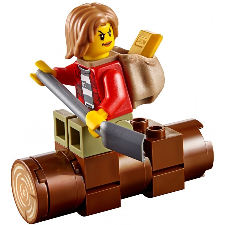 LEGO 樂高 City 城市系列 60171 山中逃犯 拆賣 單售 人偶 嫌犯 逃犯 紅色 漂流木 背包 黃金