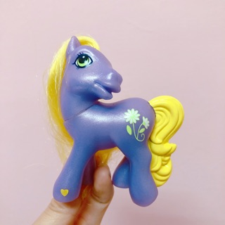 D 2005年 絕版 彩虹小馬 紫色 花朵🌺小馬 my little pony Hasbro