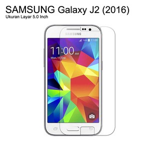 SAMSUNG LAYAR 鋼化玻璃三星 Galaxy J2 J210 透明防刮玻璃螢幕保護膜