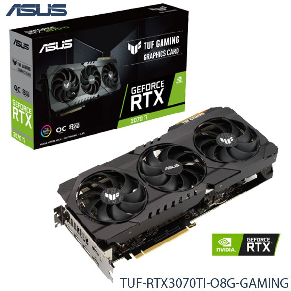 【MR3C】全新現貨 含稅 ASUS 華碩 TUF-RTX3070TI-O8G-GAMING 3070 ti 顯示卡