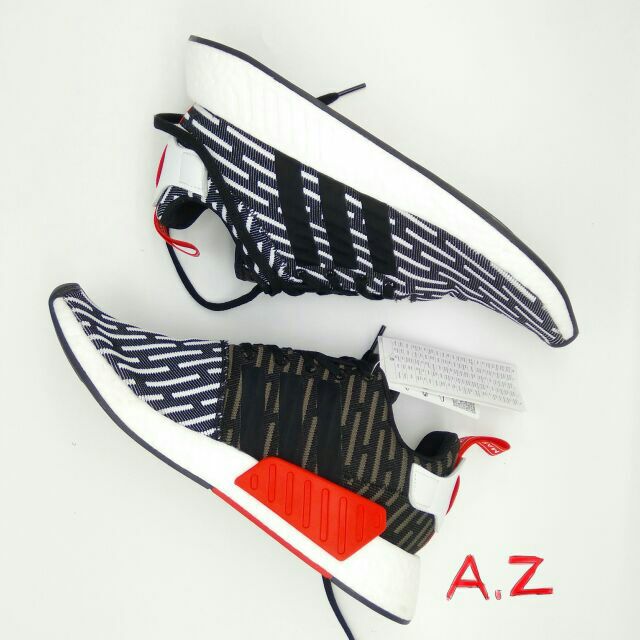 A&amp;Z[預購區]BB2951 Adidas NMD R2 Primeknit Shoes 黑白紅 黑雨滴