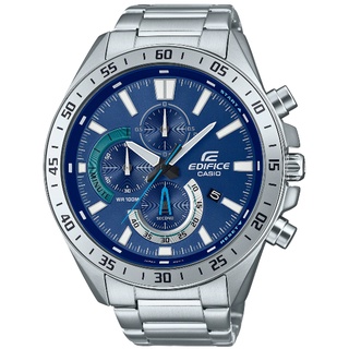 CASIO卡西歐 EDIFICE EFV-620D-2AV 三眼運動計時腕錶 / 藍 50.5mm
