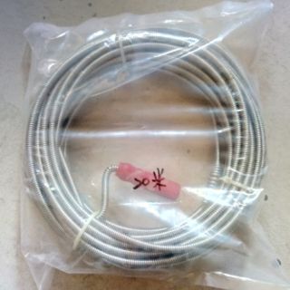 【光志】20米專業用電白通管器，鍍鋅。手搖通管器，毛髮水管疏通器