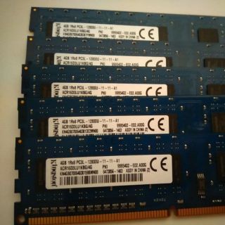 DDR3L 1333 1600 PC3L-12800U /4G 桌上型 低電壓記憶體